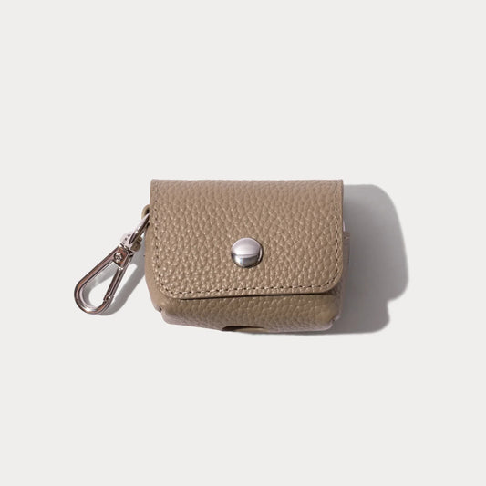 Avery AirPods Clip-On Pouch - Greige/Silver