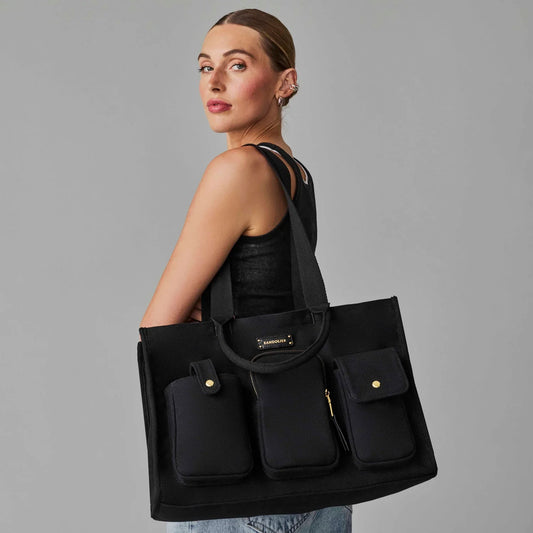 Dillon Carryall Tote - Black/Gold