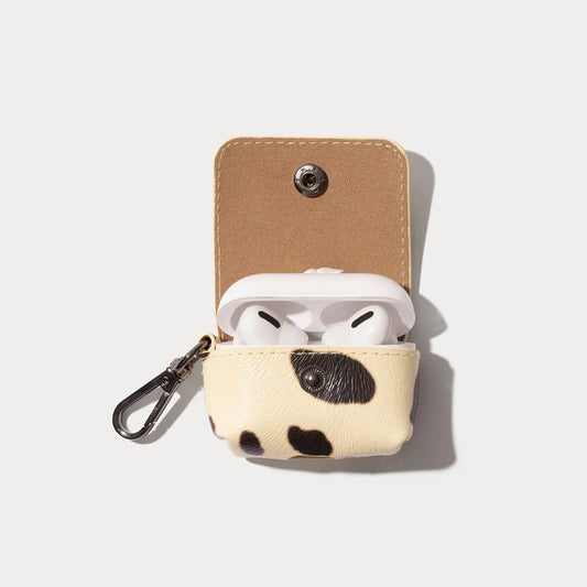 Avery AirPods Clip-On Pouch - Spotted Hide/Pewter
