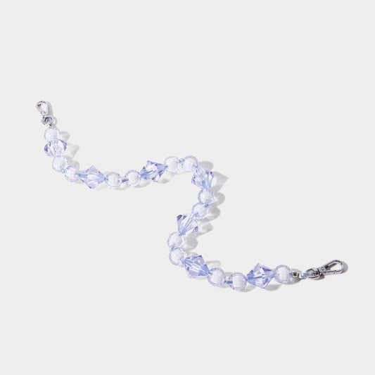 Brandi Wristlet - Pastel Periwinkle/Silver
