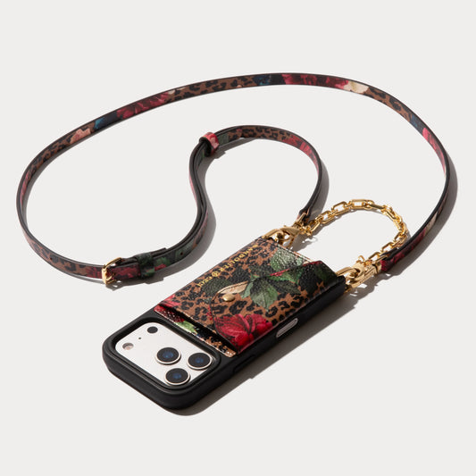 Valentina Duet - Ceci Dark Floral Cheetah/Gold