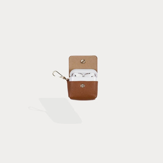 Avery AirPod Clip-On Pouch - Sienna/Gold