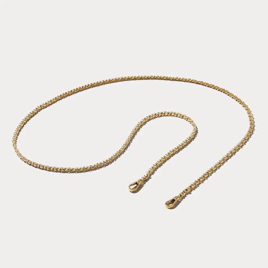 Kaia Crossbody Strap - Gold/Gold