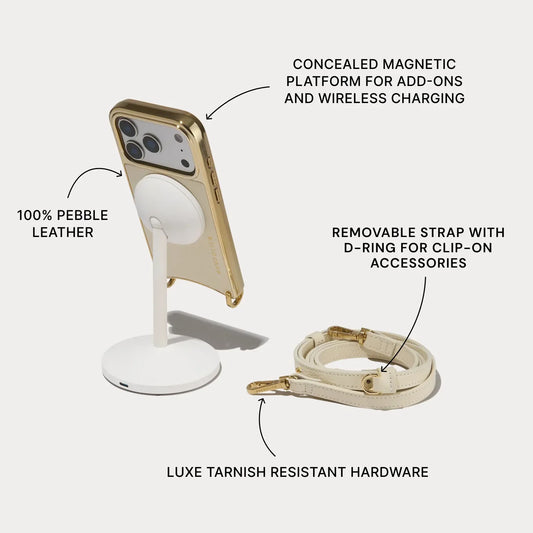 Rayna Chrome Essentials Set - Ivory/Chrome Gold