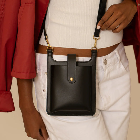 Parker Phone Bag - Black/Gold