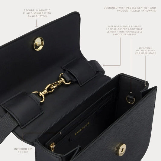 Crossbody Bag - Black/Gold