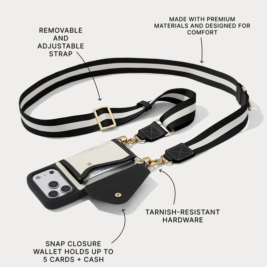 Brooke Canvas Essentials Set - Cream Black/Gold