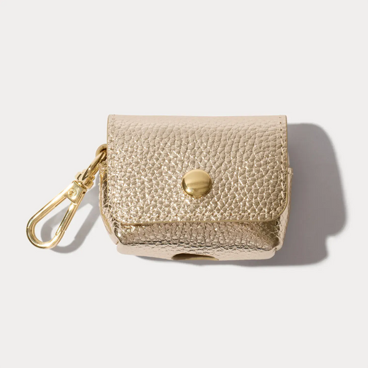 Avery AirPods Clip-On Pouch - Metallic Gold/Gold