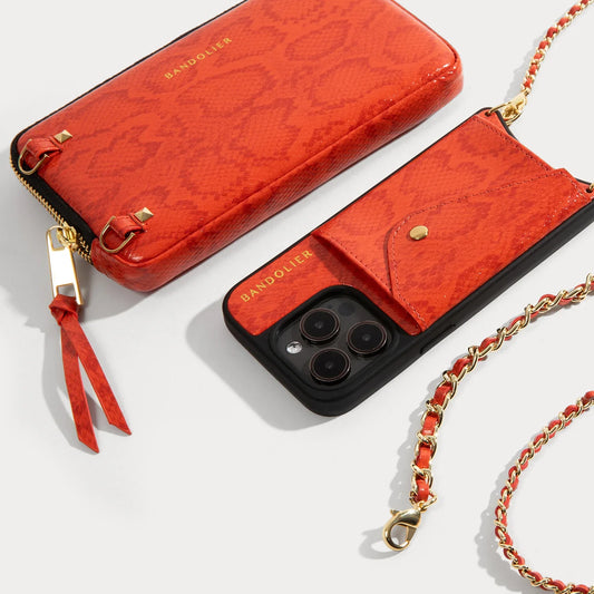 Lily Expanded Set - Orange Snake/Gold