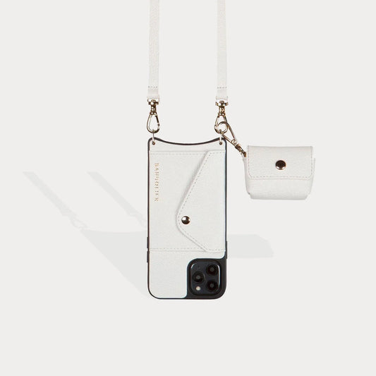 Avery AirPods Clip-On Pouch - Ivory/Gold