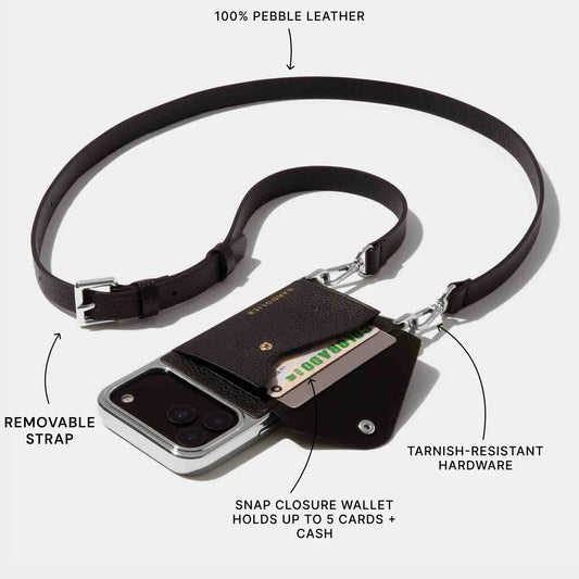 Hailey Essentials Set - Black/Chrome Silver